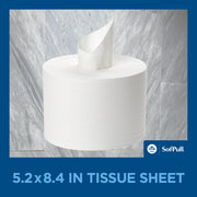 Georgia Pacific SofPull Centerpull 2-Ply High Capacity Toilet Paper by Georgia-Pacific – Regular, Paper, White, Pack of 6, Model 19510