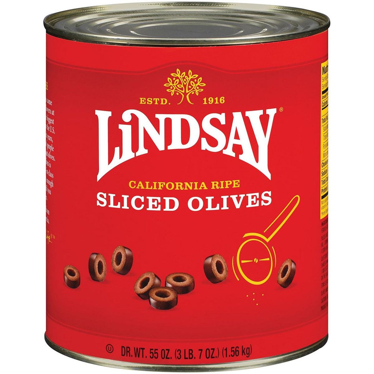 Olive Ripe Sliced 6 no.10 Can by Bell Carter Foods – Pack of 6