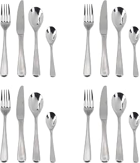 Mikasa Philo Cutlery Set, Stainless Steel, 16 Pieces, Service for 4