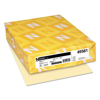 WAU49581 - Paper Exact Index Card Stock by Neenah – pack of 250, Paper, Ivory