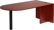 Boss Office Products Boss 71 by 35 Bullet Desk, Mahogany