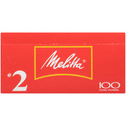 #2 Cone Coffee Filters by Melitta – 100 Count (Pack of 1), Plastic, No Color, Model 622712