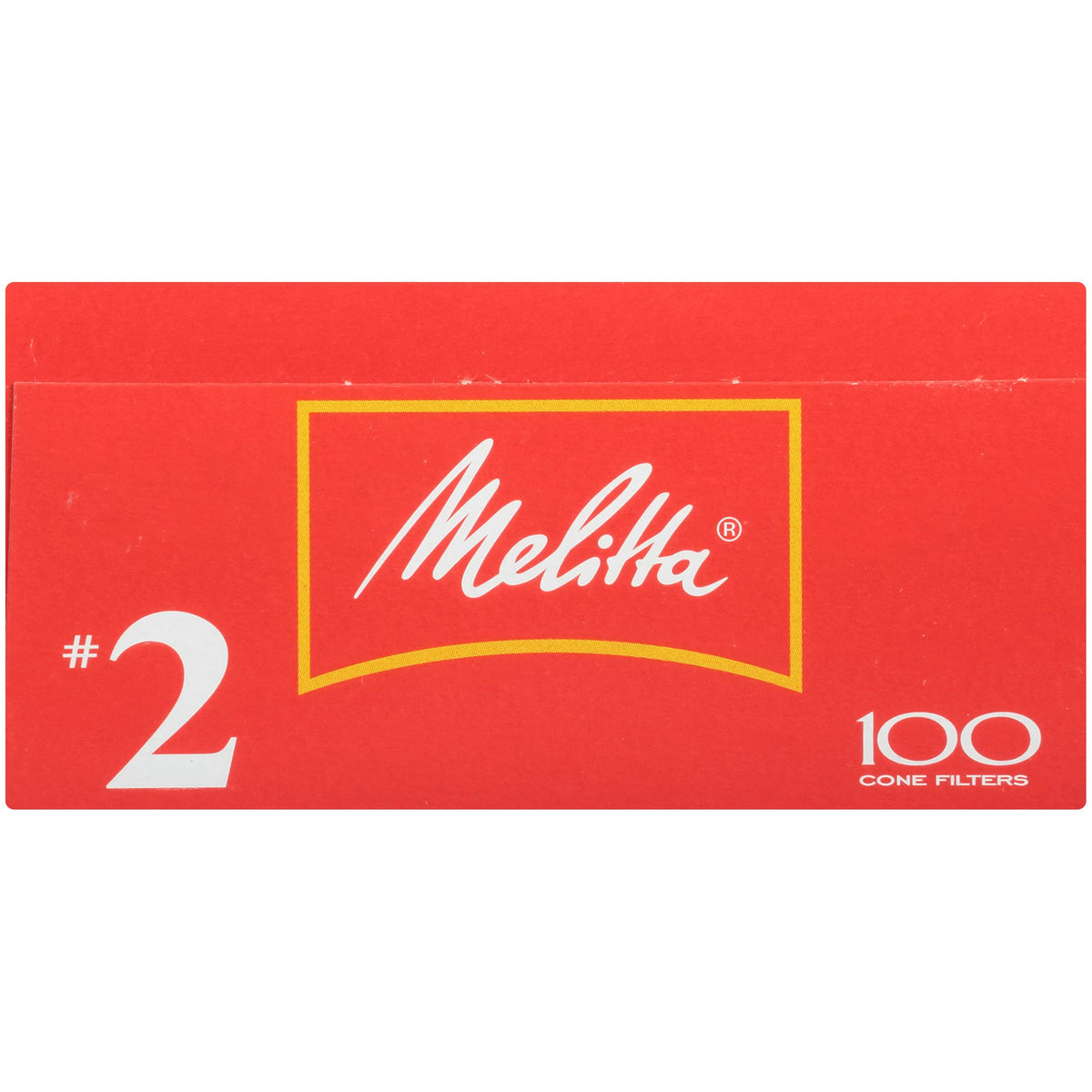 #2 Cone Coffee Filters by Melitta – 100 Count (Pack of 1), Plastic, No Color, Model 622712