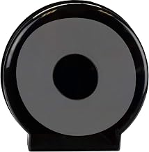 Janico 2009 Jumbo Roll Toilet Paper Dispenser - 9 Inch Single Roll, Wall Mount, Translucent Black
