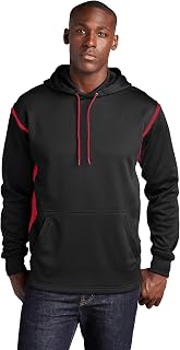 Custom Screenprint Colorblock Hooded Sweatshirt With Tech Fleece by Sport-Tek