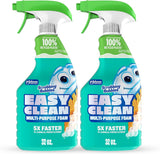 Easy Clean Foaming Bleach-Free Bathroom All Purpose Cleaner by Scrubbing Bubbles – 32 Fl Oz (Pack of 2), White, Pack of 2, Model 387404