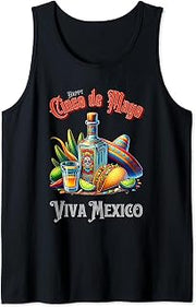 Cinco de Mayo Celebration Graphic Festive Mexico Fiesta Tank Top