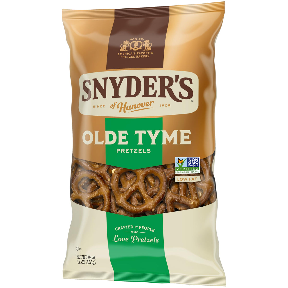 Old Tyme Pretzels by Snyder's of Hanover – 16 Ounce (Pack of 3), Model 80050