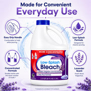 Low Splash Bleach by Generic – 81 Fl Oz (Pack of 1), Model LSB-81-LV
