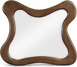 Meridian Furniture Verra Brown Solid Wood Mirror