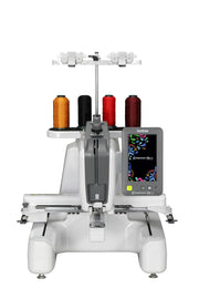 Entrepreneur One Single-Needle Embroidery Machine by Brother – 23.1 x 19.92 x 22.24, Plastic, White, Model PR1X
