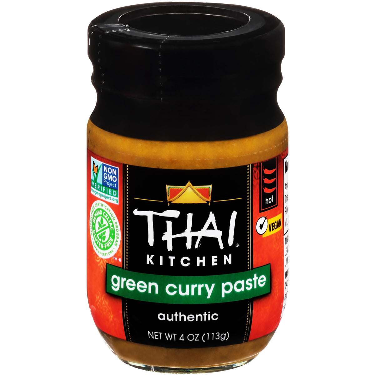 Gluten Free Green Curry Paste by Thai Kitchen – 4 Ounce (Pack of 6), Pack of 6, Model 737628004003