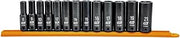 GEARWRENCH 13 Pc. 3/8" Drive 6 Pt. Deep Impact Socket Set, Metric - 84914N