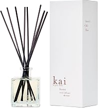 kai Reed Diffuser - (Rose Absolute, Gardenia, White Exotics) a Fresh, Light, airy & Delicious Scent. Vegan, Cruelty Free, Recyclable, Made in the USA. 6.75 fl oz.