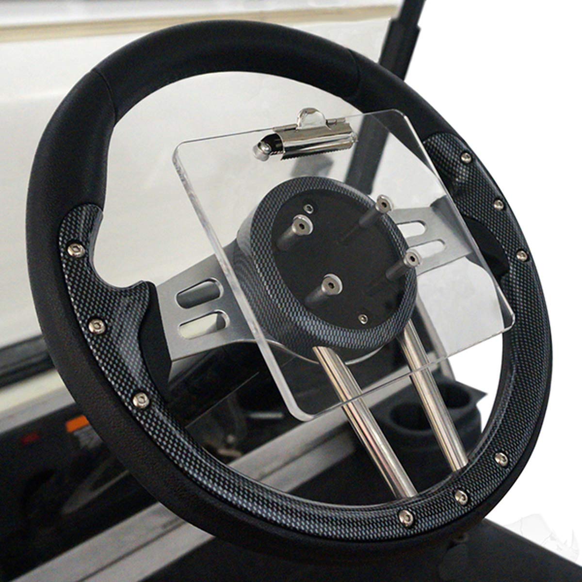 Score Card Holder for Most Custom Golf Cart Steering Wheels by Performance Plus Carts – Model ACC-SW30