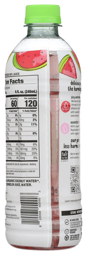 Coconut Water with Watermelon 16oz by Harmless Harvest – 16 Fl Oz (Pack of 1), Model 0810068900903