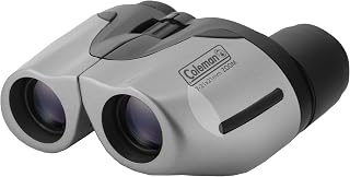 Coleman 7-21x21 Compact Zoom Binoculars, Silver (CZ72121)