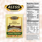 Alessi Tuscan White Bean / 6 Ounce (Pack of 6) / 6 Soups, Stocks & Broths