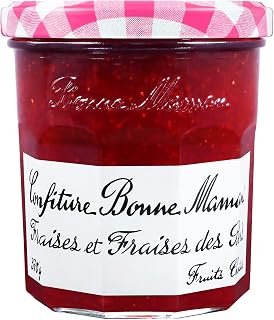 Bonne Maman Strawberry and Wild Strawberry Jam - Fraises des Bois - 13 Oz.