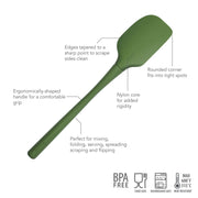 Spatula Flex Core All Silicone Pesto by Tovolo – 1 Count, Silicone, Pesto, Model 4840PO