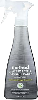 Method Stainless Steel Cleaner + Polish, Apple Orchard, 14 fl oz