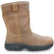 Unisex Brown MaxTRAX Composite Toe WP SRO Wellington 16.0 M by SR Max – 16, Rubber, Brown, Model Beaumont