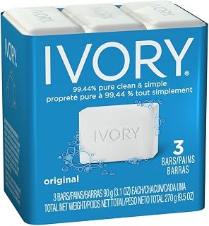 Ivory Bar Soap, 3.1 oz bars, 3 ea (Pack of 12)