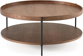Savoy - Modern Walnut Large Coffee Table