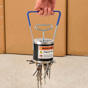 Magnetic Bulk Lifter by Global Industrial – 3.5"L x 5.88"W x 8.75"H, Silver/Black, Model 121016