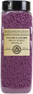 India Tree Nature's Colors Bright Purple Sprinkles, 24 oz | Vegan, Non-GMO, Natural, Allergen-Free, Red-3 Free