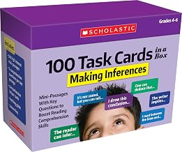 100 Task Cards in a Box: Making Inferences: Mini-Passages With Key Questions to Boost Reading Comprehension Skills
