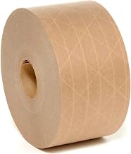 Holland Reinforced Water Activated Kraft Tape, Medium Duty, 3" x 375', Tan, Lot of 8