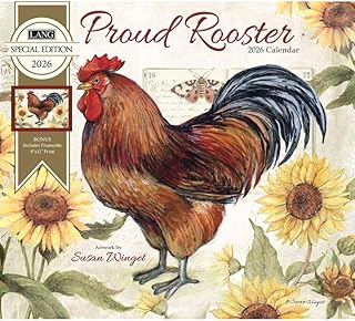 Lang, Proud Rooster Special Edition 2026 Wall Calendar
