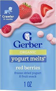 Gerber Organic Red Berries Yogurt Melts, 1 Oz, 7 Pack