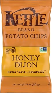 Kettle Brand Potato Chips, Honey Dijon Kettle Chips, 5 Oz