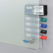 Global Industrial 96"W x 48"H / Frosted / Industrial Chalkboards