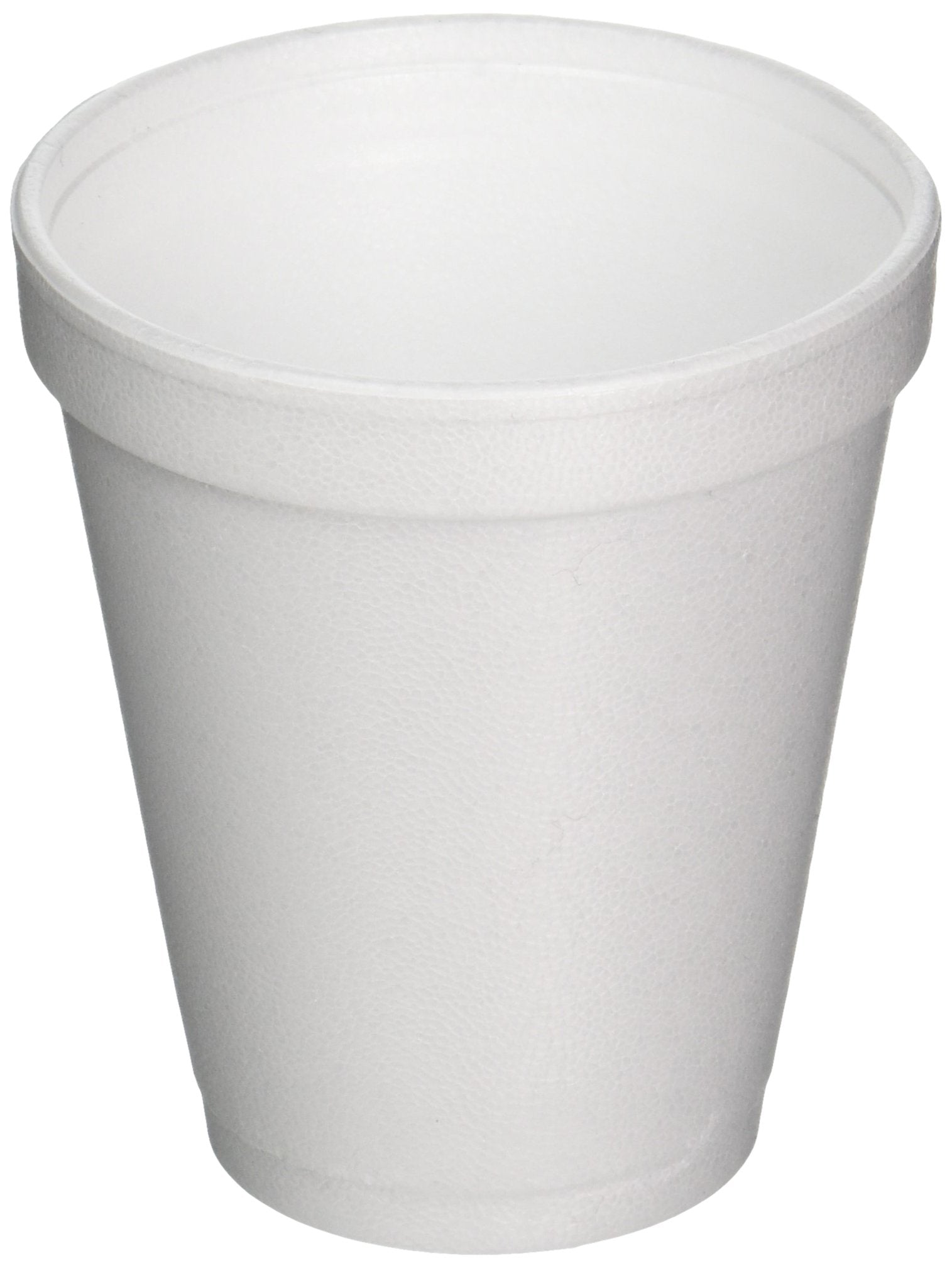 DART CONTAINER J-Style Styrofoam Drink Cups (1000 Per Case), White, 8 oz (8J8)