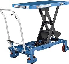 Global Industrial Mobile Heavy Duty Manual Scissor Lift Table, 40"L x 20"W