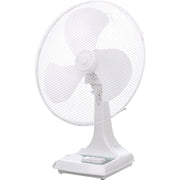 Oscillating Office Fan by TPI – 2, Plastic, White, Model ODF-16