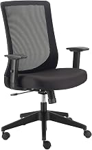 Global Industrial Mesh Back Office Chair, Fabric, Black