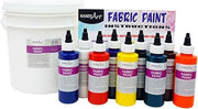 9 color - 4 ounce Fabric Paint Kit by Handy Art – Оnе Расk, Water-Based Paint, Assorted, Pack of 9, Model RPC885060
