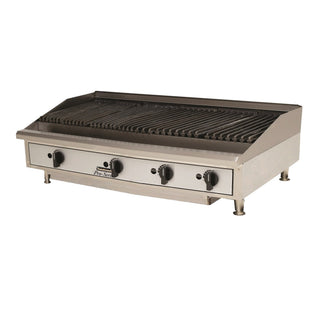 New 48-inch Gas Radiant Charbroiler Counter 4 Burner Iron Char 48" by Toastmaster – Model TMRC48