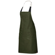 Red Kap Olive / 22W x 34L / Flex Strap Utility Bib Apron Girls
