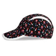 Patriotic USA Running Hat by Headsweats – Polyester, Black/Usa