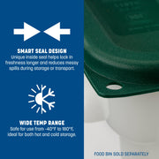Carlisle FoodService Products 6 / Green / For 2-4 Quart Container Containers