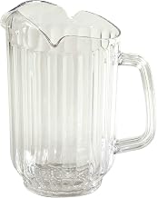 Winco 60 oz Clear Plastic Water Pitcher