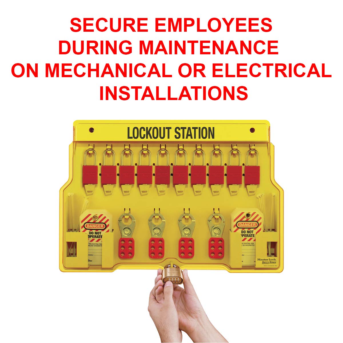Master Lock Unfilled / Yellow / 1 Devices