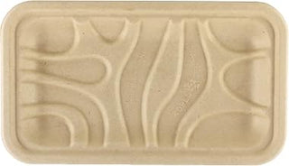 World Centric Fiber Trays, PLA Lined, PFAS Free, 8.3 x 4.9 x 0.7, Natural, 500/Carton (TRSC17SLLF)