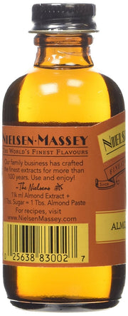 NIELSEN MASSEY Pure Almond Extract by Nielsen-Massey – 2 Ounce, Pack of 8, Model NEIL004