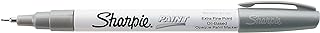 Sharpie Oil-Based Paint Marker, Extra Fine Point, Metallic Silver, 1 Count - Great for Rock Painting